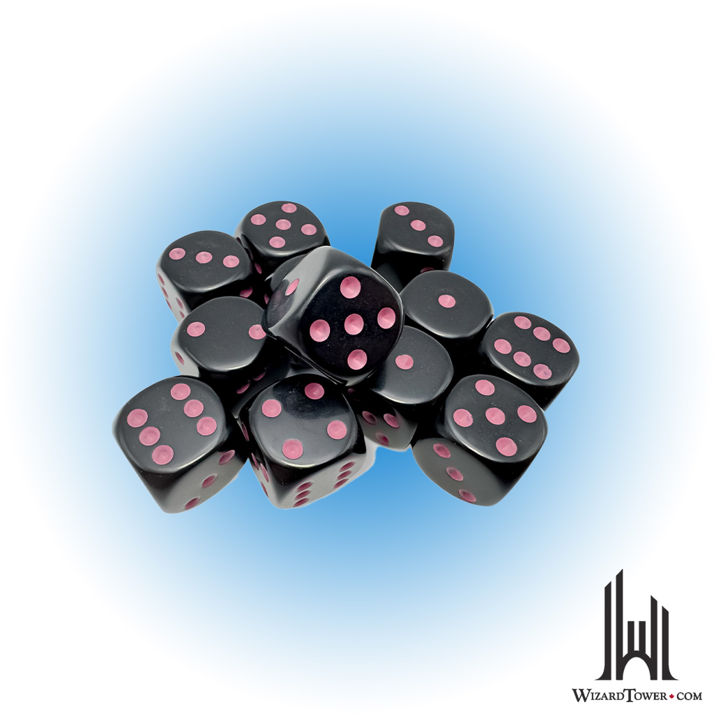 OPAQUE 12D6 BLACK/PINK 16MM